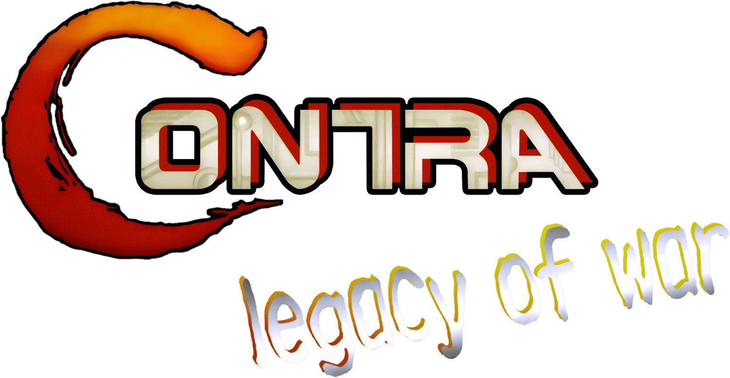 Contra Legacy of War logo for Playstation